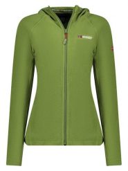 ANAPURNA Kurtka polarowa "Tugoodana" w kolorze zielonym rozmiar: M. Zielone kurtki ANAPURNA, m, bez wzorów, z polaru, bez kaptura. Za 83.03 zł.