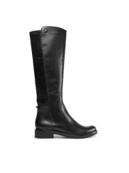 Caprice Oficerki 9-25513-41 Czarny. Czarne kozaki Caprice, bez wzorów, ze skóry, bez obcasa, na płaskiej podeszwie, bez zapięcia. Za 719.99 zł.
