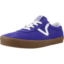 Buty VANS SPORT LOW Niebieski. Niebieskie buty treningowe Vans, bez wzorów, ze skóry, bez zapięcia. Za 292.99 zł.