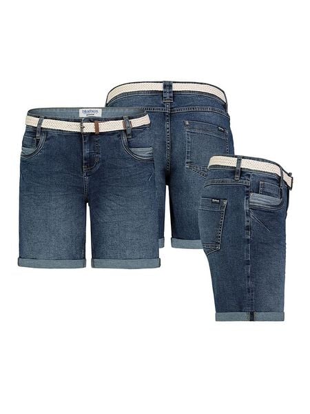 Sublevel Bermudy dżinsowe w kolorze granatowym rozmiar: XS. Niebieskie szorty Sublevel, bez wzorów, z tkaniny, klasyczne. Za 66.00 zł.