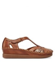 Pikolinos Sandały Cadaques W8K-1569C4 Brązowy. Brązowe sandały Pikolinos, bez wzorów, ze skóry, bez obcasa, na płaskiej podeszwie, bez zapięcia. Za 289.99 zł.
