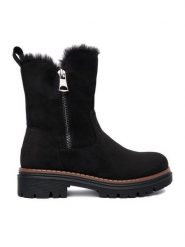 Clara Barson Botki CEO-WS6382-01 Czarny. Czarne botki Clara Barson, bez wzorów, z materiału, bez obcasa, na płaskiej podeszwie, bez zapięcia. Za 129.99 zł.