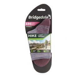 Skarpety do turystyki Bridgedale HIKE LW END AN ORI LD. Fioletowe skarpetki Bridgedale, bez wzorów, z elastanu. Za 78.99 zł.