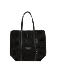 Gianni Chiarini Torebka Victoria BS 11582 SMCRH Czarny. Czarne shopper bag Gianni Chiarini, bez wzorów, z materiału, bez dodatków. Za 439.99 zł.
