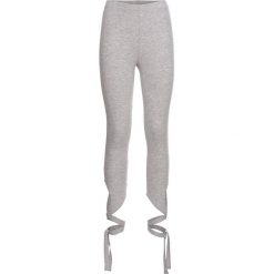 Legginsy ze sznurowaniem bonprix jasnoszary melanż. Legginsy marki bonprix. Za 59.99 zł.