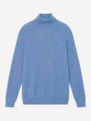Just Cashmere Kaszmirowy golf "Connor" w kolorze błękitnym rozmiar: XL. Niebieskie swetry Just Cashmere, xl, bez wzorów, z kaszmiru, bez ramiączek. Za 434.99 zł.