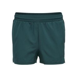 Szorty damskie Hummel Move Grid. Zielone szorty sportowe Hummel, bez wzorów, na fitness i siłownię. Za 189.00 zł.