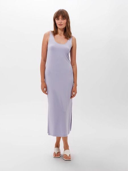 Les Lunes Sukienka "Leonaa" w kolorze lawendowym rozmiar: L. Różowe sukienki Les Lunes, na co dzień, l, bez wzorów, bez kołnierzyka, bez ramiączek, midi, proste. Za 173.99 zł.