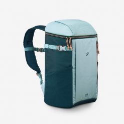 Lodówka-plecak 100 - 20 l. Niebieskie plecaki QUECHUA, bez wzorów, z materiału, bez dodatków. Za 99.99 zł.