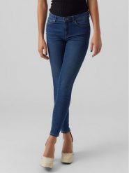 Vero Moda Jeansy June 10278817 Granatowy Slim Fit. Niebieskie jeansy Vero Moda, xl, bez wzorów, z bawełny. Za 79.99 zł.