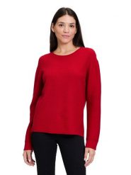 Betty Barclay Sweter w kolorze czerwonym rozmiar: 40. Czerwone swetry Betty Barclay, bez wzorów, bez ramiączek. Za 113.99 zł.