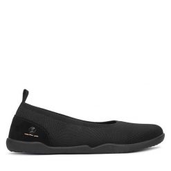 Baleriny Josef Seibel. Czarne baleriny Josef Seibel, bez wzorów, bez obcasa, bez zapięcia. Za 389.99 zł.