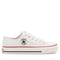 Trampki Beverly Hills Polo Club. Białe trampki Beverly Hills Polo Club, bez wzorów, bez zapięcia. Za 119.99 zł.