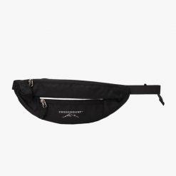 Saszetka nerka turystyka unisex Swedemount Trail Waistbag wodoodporna. Czarne nerki i saszetki SWEDEMOUNT, bez wzorów, sportowe, bez dodatków. W wyprzedaży za 72.00 zł.