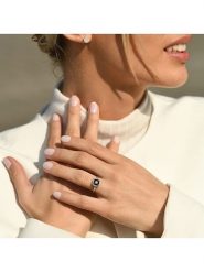 DIAMOND & CO Złoty pierścionek "Volga" z diamentami rozmiar: 54. Niebieskie pierścionki Diamond & Co, z diamentem, złote. Za 1,078.99 zł.