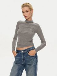 Miss Sixty Bluzka 6L3SJ3810000 Szary Regular Fit. Szare bluzki Miss Sixty, l, bez wzorów, z bawełny, bez kołnierzyka, bez ramiączek. Za 419.99 zł.