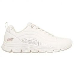 Buty do chodzenia damskie Skechers Bobs B Lite Your Story L. Białe buty treningowe Skechers, bez wzorów, z kauczuku, bez zapięcia, trekkingowe. Za 353.00 zł.