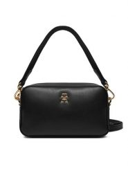 Tommy Hilfiger Torebka AW0AW16894 Czarny. Czarne torebki klasyczne Tommy Hilfiger, bez wzorów, ze skóry, bez dodatków. Za 309.99 zł.