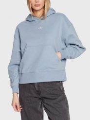 CALVIN KLEIN UNDERWEAR Bluza w kolorze błękitnym rozmiar: L. Niebieskie bluzy Calvin Klein Underwear, l, bez wzorów, z bawełny, bez ramiączek, z kapturem. Za 259.13 zł.