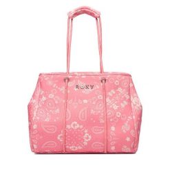 Torebka Roxy. Czerwone shopper bag Roxy, bez wzorów, bez dodatków. Za 169.99 zł.