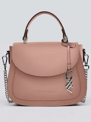 CXL by Christian Lacroix Skórzana torebka w kolorze jasnoróżowym - 23 x 20 x 11 cm rozmiar: onesize. Różowe torebki klasyczne CXL by Christian Lacroix, bez wzorów, z materiału, na ramię, bez dodatków. Za 351.95 zł.