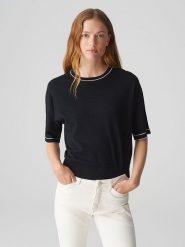 OPUS Sweter w kolorze czarnym rozmiar: 34. Czarne swetry Opus, bez wzorów, bez ramiączek. Za 121.99 zł.