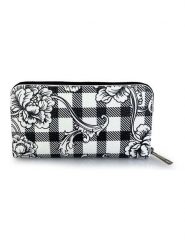 Mila Blu Skórzany portfel „Rovere” w kolorze czarno-białym - 20 x 11 x 2 cm rozmiar: onesize. Białe portfele Mila Blu, bez wzorów, z materiału. Za 130.99 zł.