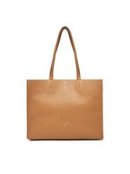 Patrizia Pepe Torebka 8BA172/L001 Brązowy. Brązowe shopper bag Patrizia Pepe, bez wzorów, ze skóry, bez dodatków. Za 839.99 zł.