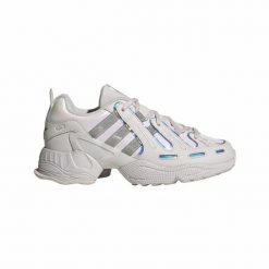 Obuwie Sportowe Damskie Adidas Originals Eqt Gazelle Beżowy. Białe buty treningowe adidas, bez wzorów, z materiału, bez zapięcia, trekkingowe. Za 382.45 zł.
