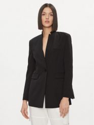 Liu Jo Marynarka WA4071 T7896 Czarny Regular Fit. Czarne marynarki i żakiety Liu Jo, bez wzorów, z syntetyku, bez ramiączek. Za 1,549.00 zł.