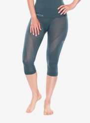 Legginsy termoaktywne damskie Ortovox 120 Comp Light Short Pants. Zielone legginsy ORTOVOX, bez wzorów, z materiału. Za 340.99 zł.