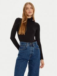 Vero Moda Golf Alberte 10293803 Czarny Slim Fit. Czarne swetry Vero Moda, xl, bez wzorów, z wiskozy, bez ramiączek. Za 79.99 zł.