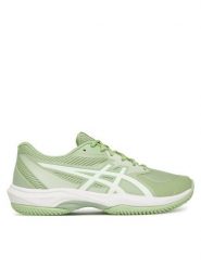 Asics Buty do tenisa Game Ff Clay/Oc 1042A282 Zielony. Zielone buty treningowe ASICS, bez wzorów, ze skóry, bez zapięcia, tenisowe. Za 339.99 zł.