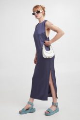Sukienka maxi Ellie SAMSØE SAMSØE. Sukienki Samsøe & Samsøe, xs, bez wzorów, bez kołnierzyka, bez ramiączek, maxi. W wyprzedaży za 399.50 zł.