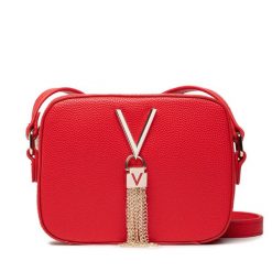 Torebka Valentino. Czerwone listonoszki Valentino, bez wzorów, bez dodatków. Za 219.99 zł.