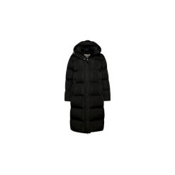 Kurtka parka damska z kapturem Superdry Longline. Czarne płaszcze Superdry, na zimę, l, bez wzorów, z materiału, eleganckie, z kapturem. Za 804.30 zł.