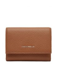 Coccinelle Mały Portfel Damski E2 MW5 11 F0 01 Brązowy. Brązowe portfele Coccinelle, bez wzorów, ze skóry. Za 479.99 zł.