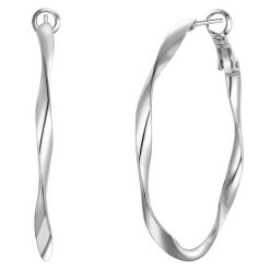 Yokoamii Kolczyki kola z posrebrzanego mosiadzu 1 ct Damski. Szare kolczyki Yokoamii, posrebrzane. Za 159.99 zł.