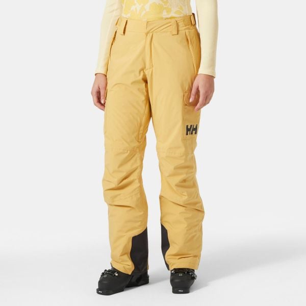 Damskie spodnie narciarskie z kieszeniami cargo Helly Hansen Switch. Brązowe spodnie narciarskie Helly Hansen, bez wzorów, narciarskie. Za 921.50 zł.