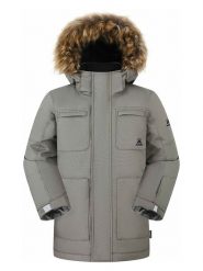 Kamik Parka "Enzo" w kolorze szarym rozmiar: 140. Szare płaszcze Kamik, m, bez wzorów, bez kaptura. Za 309.95 zł.