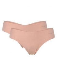 Sloggi stringi hipster pakowane po 2 szt. Kobiety beżowy, M. Brązowe stringi Sloggi, bez wzorów. Za 79.95 zł.