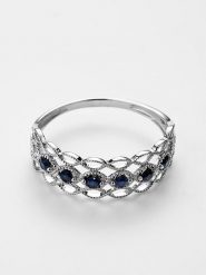 CARATELLI Złoty pierścionek "Pianosa" z szafirami rozmiar: 56. Niebieskie pierścionki CARATELLI, z szafirem, złote. Za 956.99 zł.