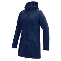 Damska kurtka softshell Carisbrooke z długim rękawem i kapturem, wodoodporna. Niebieskie kurtki przejściowe sportowe Regatta, m, bez wzorów, z materiału, z kapturem, trekkingowe. Za 299.99 zł.