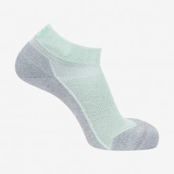 Skarpety, stopki dla biegaczy Salomon Speedcross low. Szare skarpetki Salomon, bez wzorów, z elastanu. Za 49.00 zł.