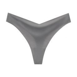 Stringi bezszwowe z obniżonym stanem do codziennego noszenia Tiffie. Stringi Intica, bez wzorów, z materiału. Za 69.00 zł.