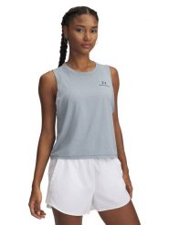 Under Armour Top sportowy "Vanish Energy" w kolorze szarym rozmiar: M. Szare topy sportowe Under Armour, m, bez wzorów, z materiału, outdoorowe. Za 101.47 zł.