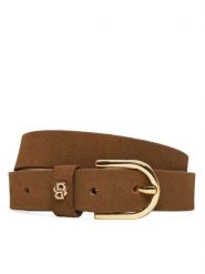 BOSS Pasek Scarlet-Bb-Sd-G_Sz25 50522643 Brązowy. Brązowe paski Boss, bez wzorów, ze skóry. Za 379.99 zł.