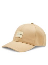 Calvin Klein Jeans Czapka z daszkiem Mono Logo Patch Cap K60K612381 Beżowy. Brązowe czapki z daszkiem Calvin Klein Jeans, bez wzorów, z jeansu. Za 99.99 zł.