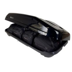 Torby Do Boksu Dachowego Modula Evo 470 4Szt Kjust. Czarne torby podróżne KJUST, bez wzorów. Za 830.00 zł.