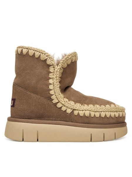 Mou Śniegowce MU.FW531002A Szary. Szare śniegowce Mou, bez wzorów, ze skóry, bez zapięcia. Za 1,049.00 zł.